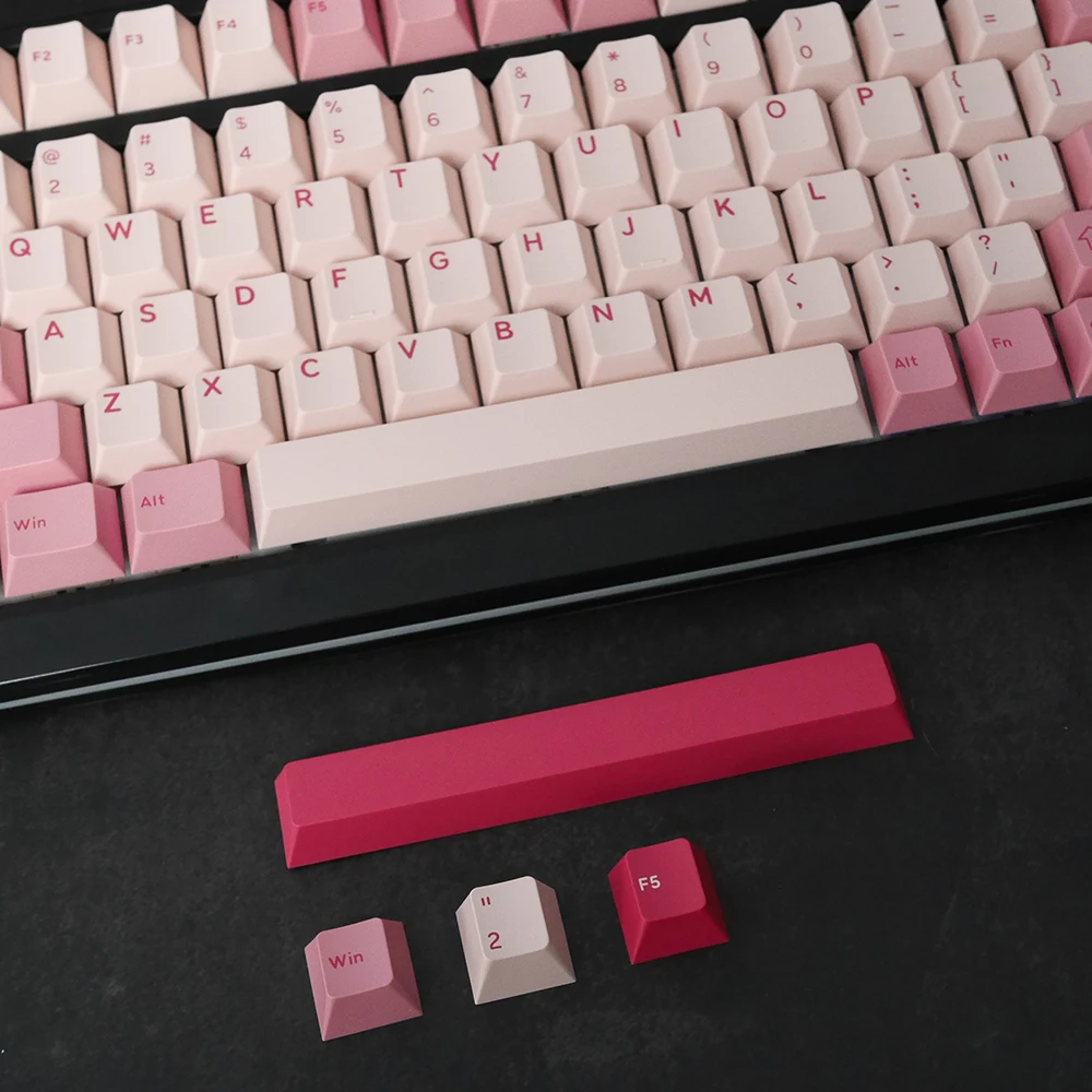 Doubleshot Keycap para Teclado mx Juízes Fantasmas gj Sakura Festival de Matsuri Cereja Pbt 60 65 87 104 Xd64 Xd68 Bm60 Bm65 Rosa - Imagem 5