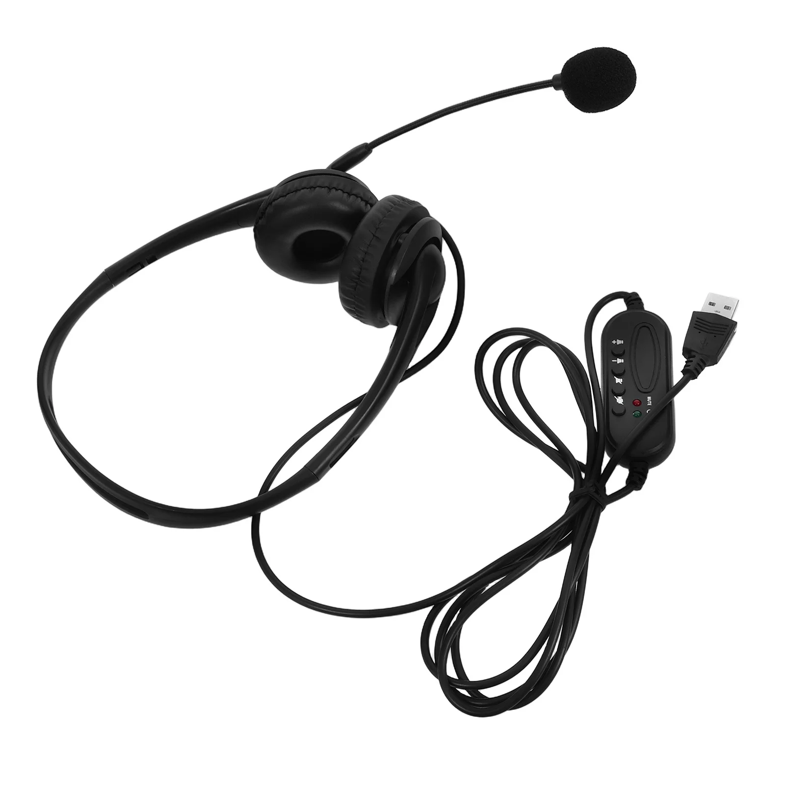 Professional Noise Cancelling Headset Comfortable Earmuffs Clear Conversation Cvc60 Technology USB Headphone for Office
