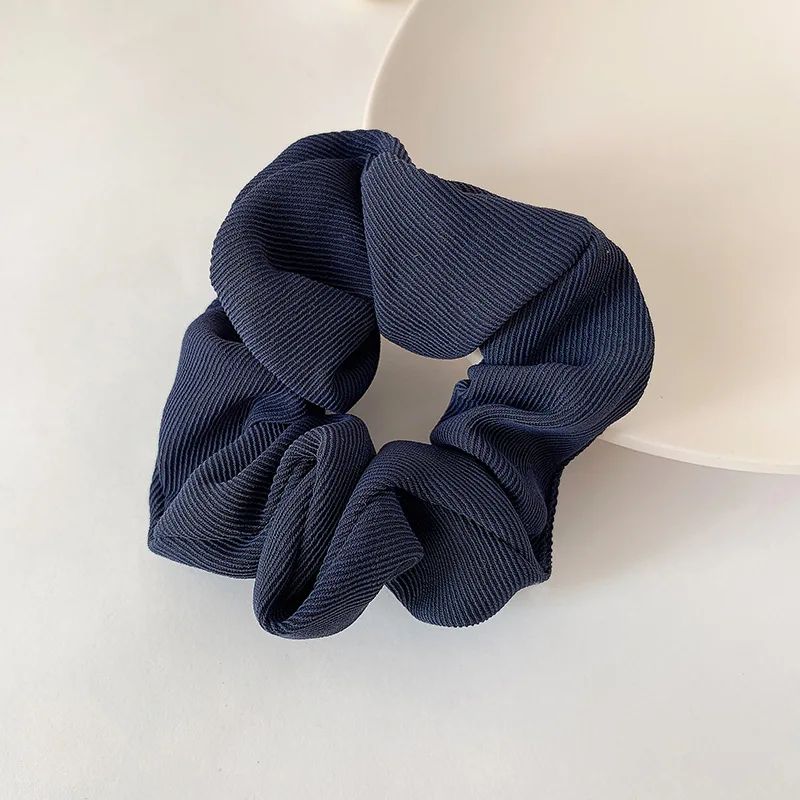 head accessories female Women Solid Color Scrunchie Rubber Bands Ponytail Holder Elastic Hair Bands Korea Hair Ties Fashion Headband Hair Accessoires long hair clips Hair Accessories