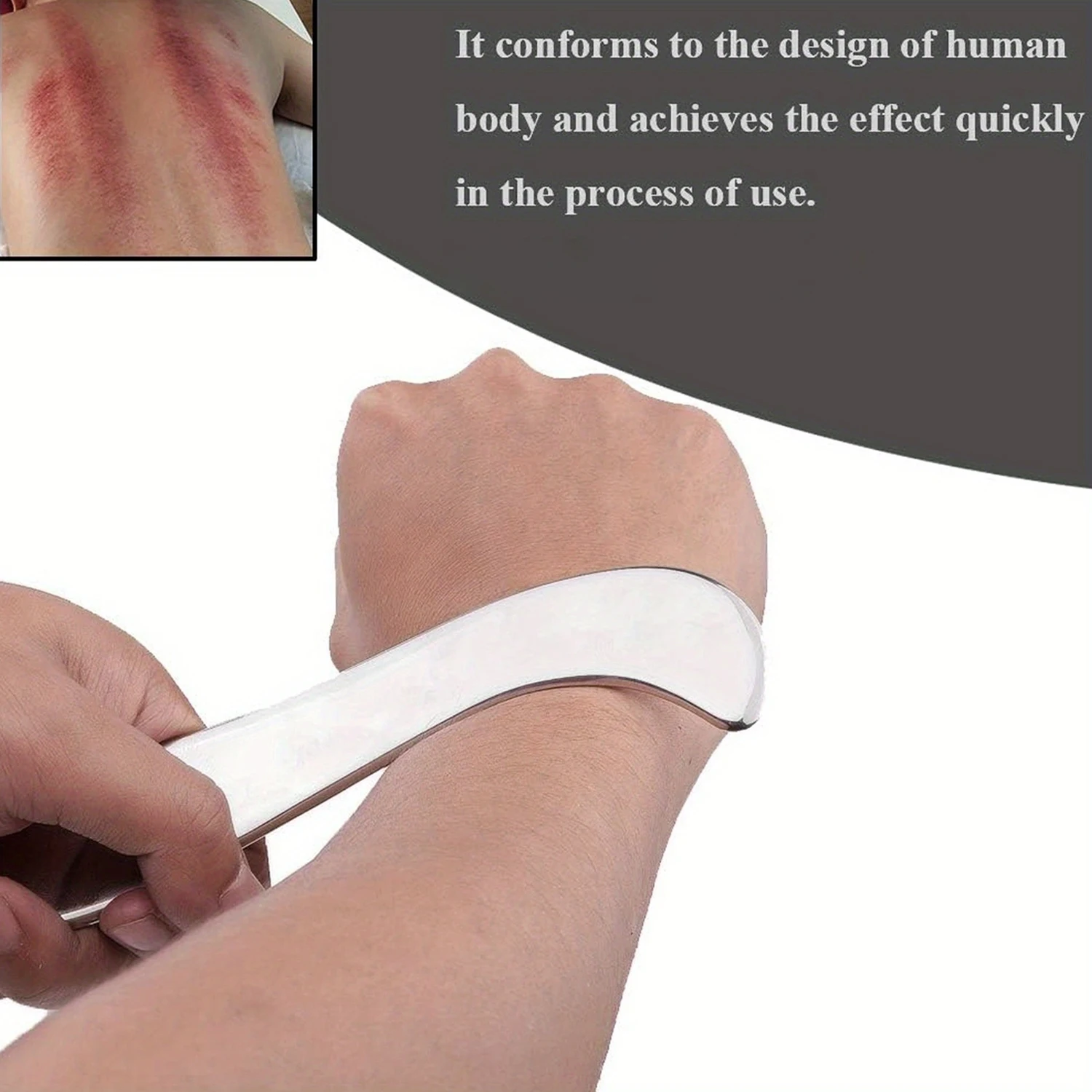 Gua Sha Tool Stainless Steel Muscle Full Body Skin Massage Tool Soft Tissue Myofascial Scraper Stuff Lymphatic Drainage Massager