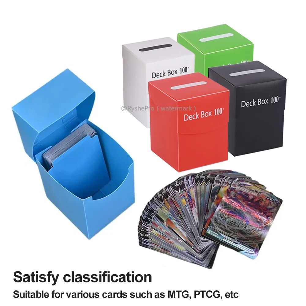 Multi Color Trading Card Storage Hold Up 1000+ Sleeveless Cards Waterproof  Durable Deck Case for MTG TCG Cards whith 5 Dividers - AliExpress 18