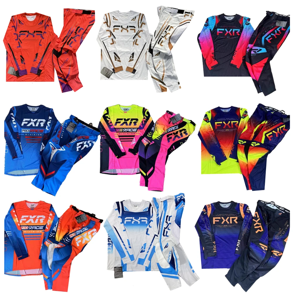 FXR off-road vehicle suit riding suit set men's breathable off-road motorcycle racing customization motocross gear set