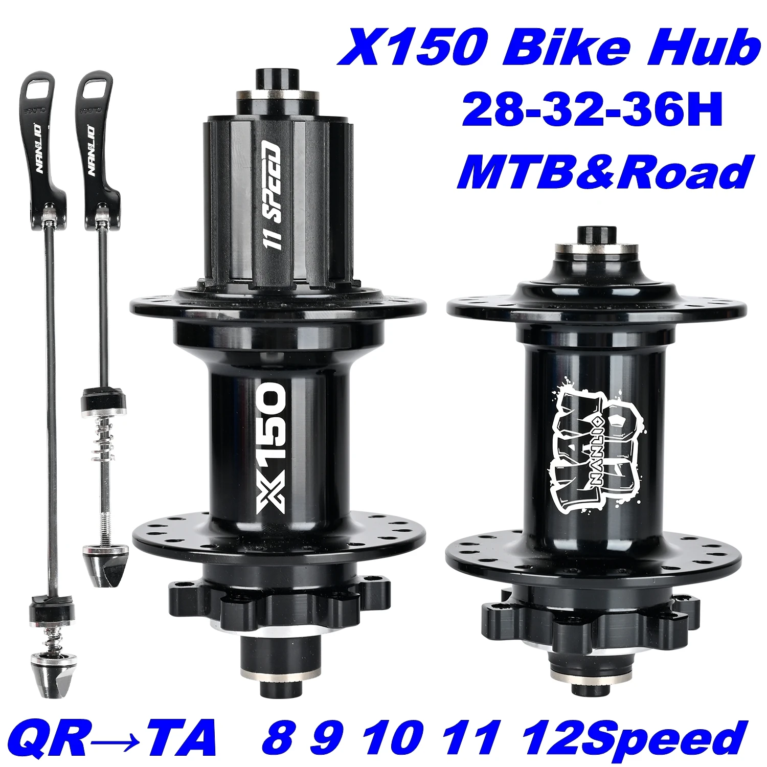 Mountain Bike Hub 28/32/36 Holes Disc Brake Bicycle Hub 8 9 10 11 12Speed