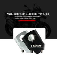 1 Pair Motorcycle Universal Handlebar Riser Bar Mount Handle Clamp Universal 28mm 1 1/8" 22mm 7/8" For Honda BMW YAMAHA Suzuki 2
