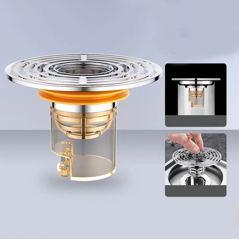 

Дезодорирующий напольный сливной сердечник с защитой от насекомых, магнитная водоотталкивающая Крышка для душа, самозакрывающийся напольный фильтр для ванной комнаты