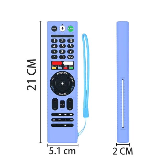 Védő Ujjú Szilikon Távirányító Burkolatok Zsinór-Ütésálló Csúszásgátló Kiegészítőkkel A Sony Rmf-Tx310E Tx310U Tx300B-Hez - Image 6