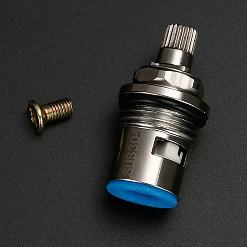 Stainless Steel/Copper Faucet Ceramic Disc Cartridge Valve Core Hot Cold Water Replacement Tap Bathroom Accessories Household faucet valve faucet cartridge mixer tap replacement ceramic discs kit