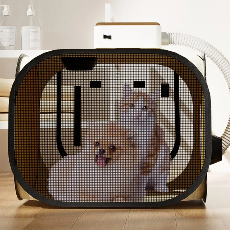 Silent Pet Drying Box, Circulating Breathable Blow Dryer,Constant Temperature, 39 Degrees Dogs Hairdryer, Folding Grooming Dryer