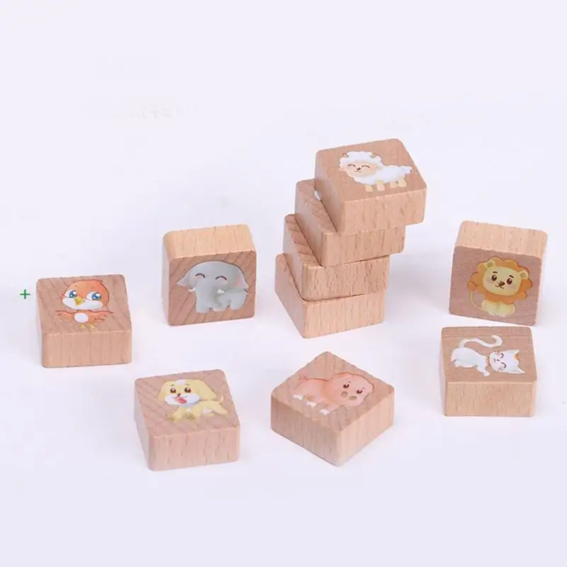Math Toys Math Game Manipulatives Matching Games Wooden Number Animal Bus Logic Thinking Training Preschool Learning