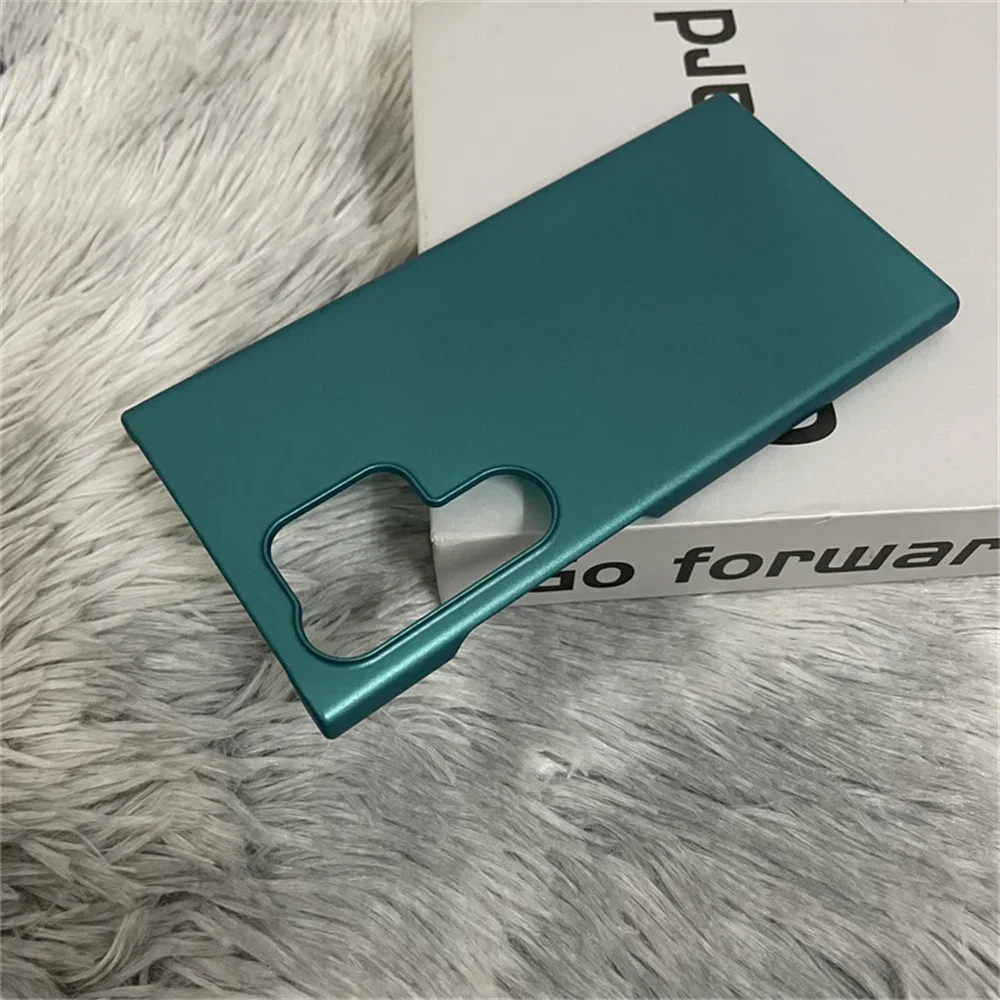 Slim Frameless Sandstone Matte Hard Case - Thin Solid Color Design