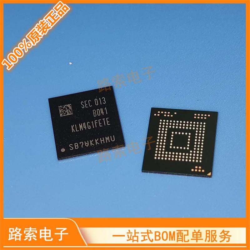 

5pcs original new KLM4G1FETE-B041 KLM4G1FETE FBGA153 memory IC