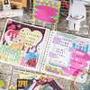60 Sheets Ins Creative Stitching Color Pattern Memo Pad Student Diary DIY Notepad Planner Message Paper Korean School Stationery 4