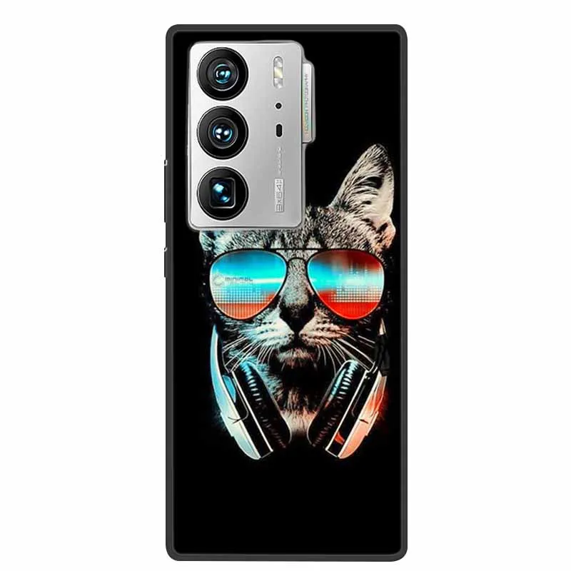 Animal Painted Silicone Soft Phone Case - Shockproof TPU Shell with Wolf Design
