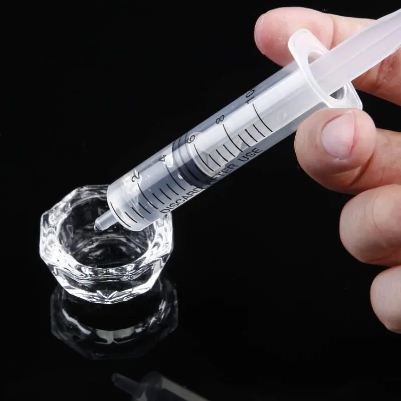 5 10 20 50 100Pcs reusable 10ML plastic nutritional Health Measuring syringe tool Sampling syringe nutritional measuring syringe