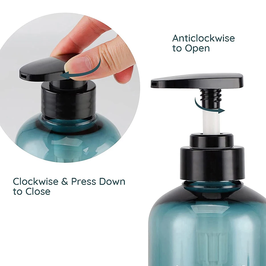 Shampoo Dispensers Bathroom Body Soap Dispenser Refillable 3Pcs/set 300ML/500M