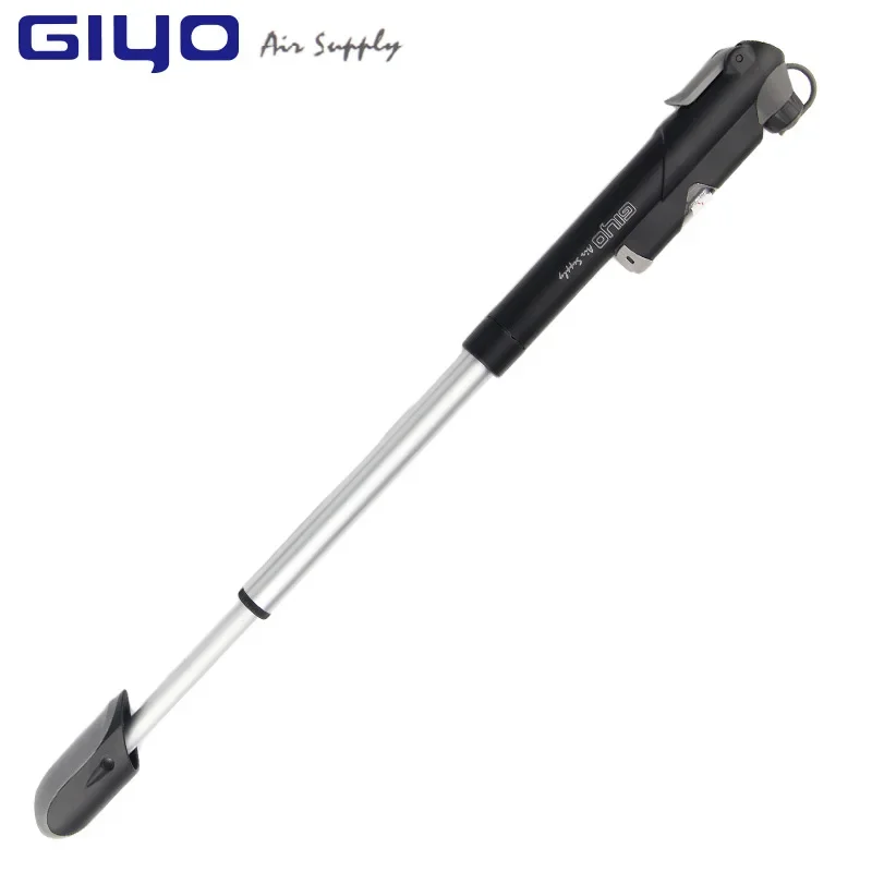 GIYO Portable Mini Multistage Bicycle Air Pump With Pressure Gauge Outdoor Sport Accessories Compact And Easy To Carry