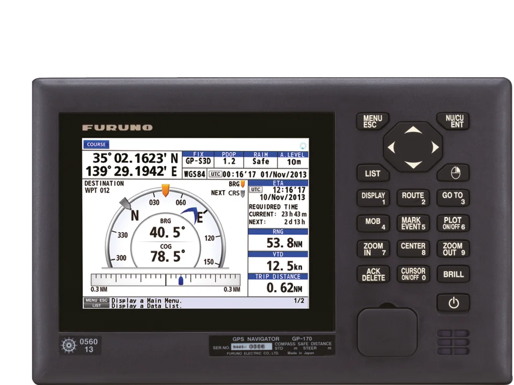 GP-170 Global Navigation Satellite System Furuno Radar Satellite Navigation Combined GPS GLONASS Marine Electronics