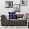 Rangers Tartan Square Pillowcase Polyester Linen Velvet Pattern Zip Decor Throw Pillow Case Home Cushion Cover 45x45 6