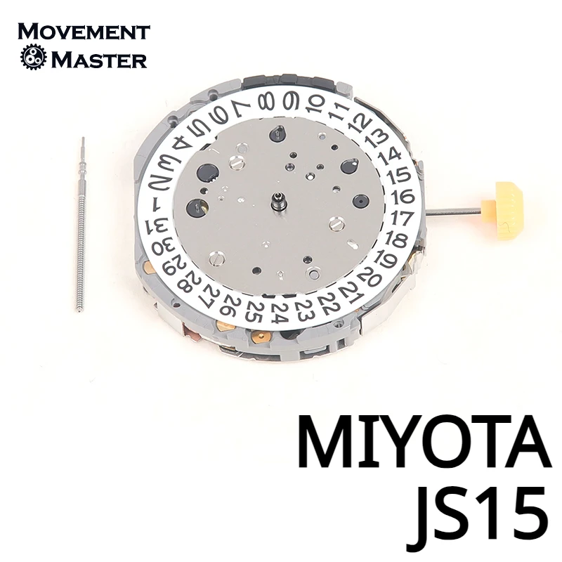 MIYOTA JS15 Movement Date At 3 6 Hands 6/9/12 Small Second Quartz Movement Japan New Original Watch Accessories watch movement quartz watch movement quartz movement