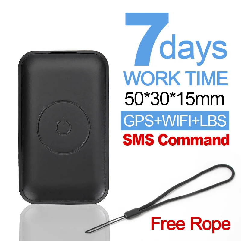 Chonchow Mini Gps Tracker Per Bambini 7 Giorni Tempo Di Lavoro Gps/Wifi/Lbs Micro Gps Tracker Bike Moto Gsm Localizzatore Gps Mini Inseguitore