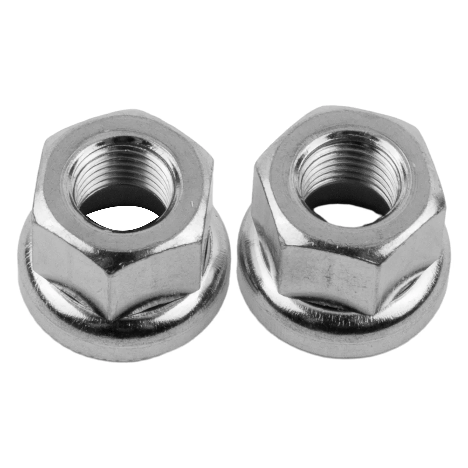 Description Picture 4 of item2pcs Bicycle  Hub Screw Nuts M9 M10 3/8 Dark Silver Front Rear Hub Screws Fixed Gear Bike Drum Axle Hubs Accessories
