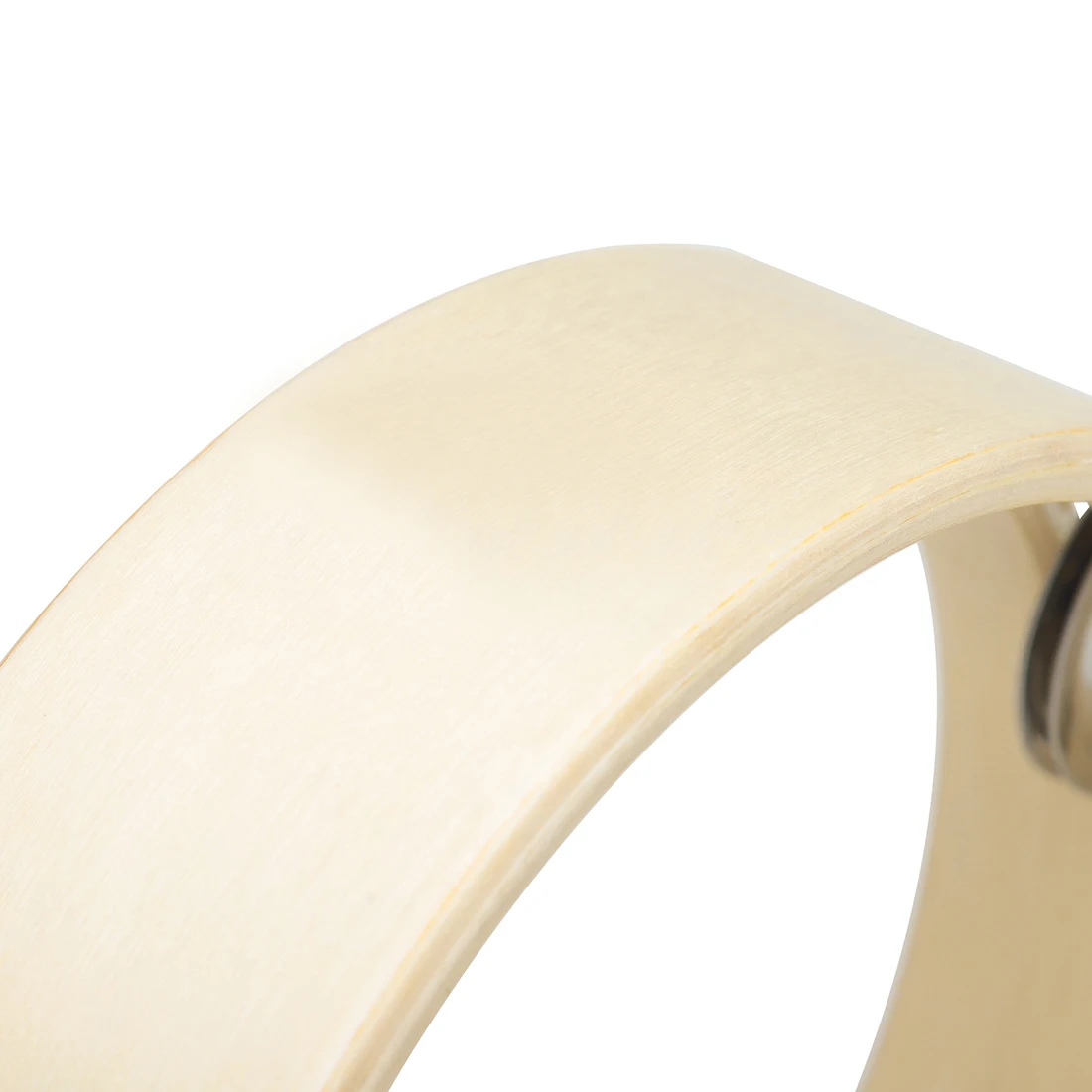 Tambourine 6 Inches Woodiness Ring Ring Orff Musical Instruments Shake Strike Drum Children's Toys Gift Stainless Steel Cymbals