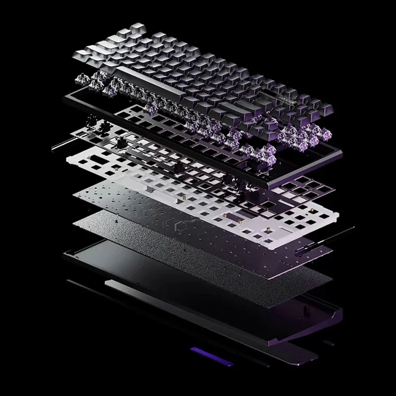 RAKKA EDGE80 마그네틱 스위치 키보드 모비우스 RGB 8000Hz 올 알루미늄 케이스 커스텀 체리 하이 매트 반투명 키캡 PC e스포츠