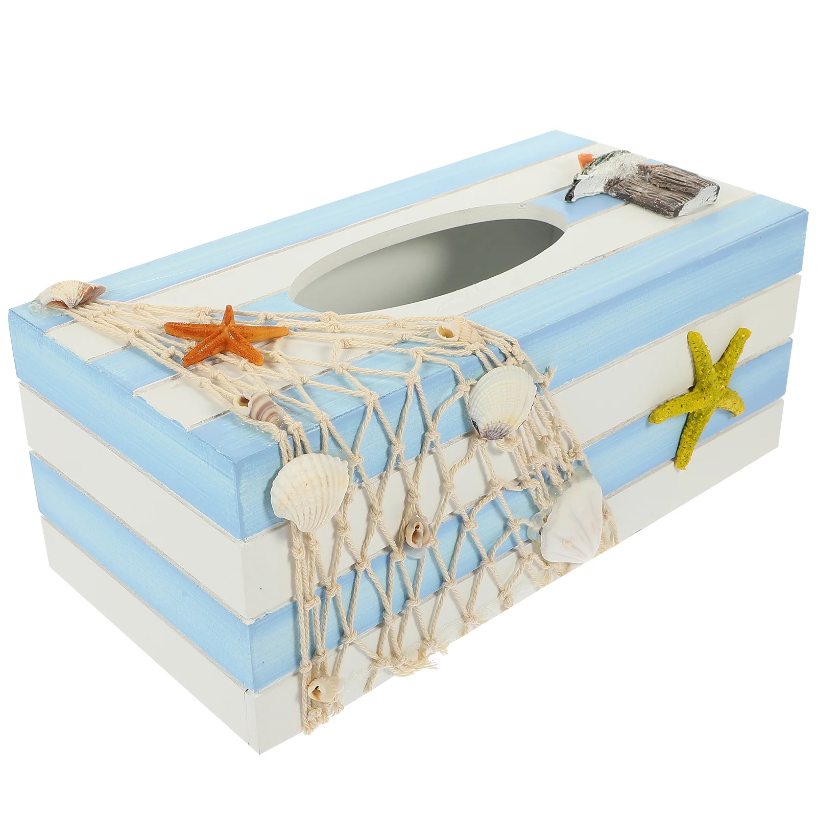

Tissue Box Desktop Paper Holder Household Napkin Decor Lovely Storage Case Living Room Wooden Container
