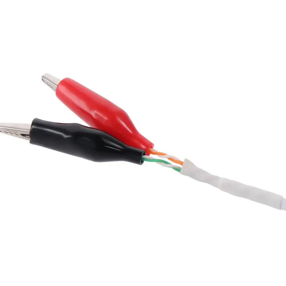 Tone and Probe Wire Trace Kit Replacement Cables Leads with Alligator Clips RJ11 / RJ12 / RJ45 Plug Electrical Equipment Parts alligator clips test clip test hooks clips alligator clip adapter
