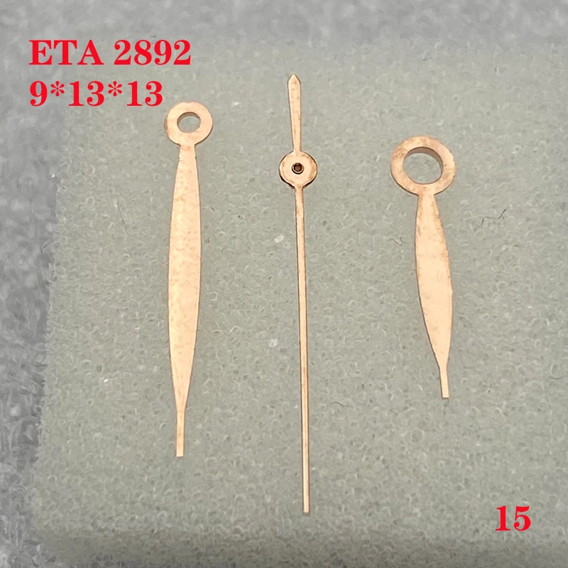 Watch Accessories Watch Hand 3 Needles for ETA 2892 Movement Size 9.0mm*13.0mm*13.0mm Man's No.015