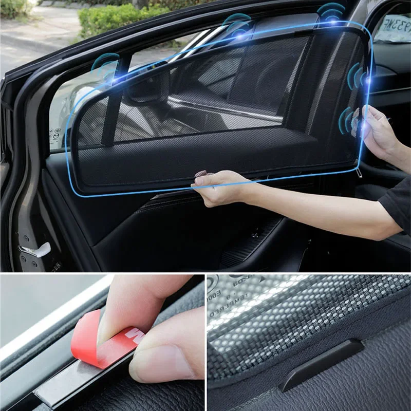 

For Suzuki Swift Sx4 2012 2013 2014 2015 2016 Car Sun Shade Mesh Sunshade Side Window Magnetic Sun Visor Car Modified Supplies