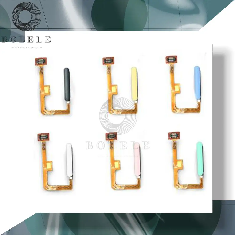 Fingerprint Sensor Home Return Key Menu Button Flex Ribbon Cable for Xiaomi Mi 11 Mi11 Lite No Touch ID flex cable flex cable replacement fingerprint flex cable home button flex