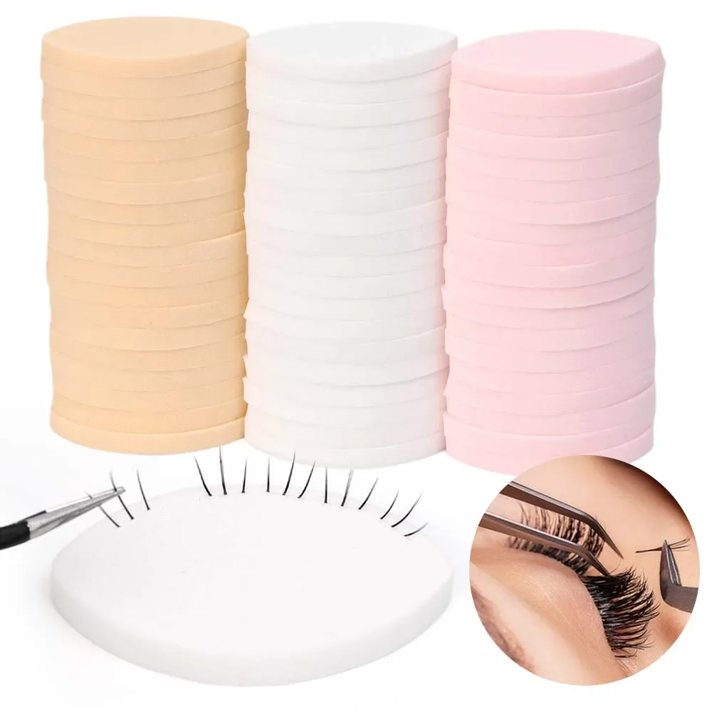 Eyelash Extension Eye Makeup Tools Makeup Tools 20pcs Beginner Lash Map Reusable Chart Wispy Lashes Practice Eye Shape Sponges Lash Extension Practice Mapping Makeup New
