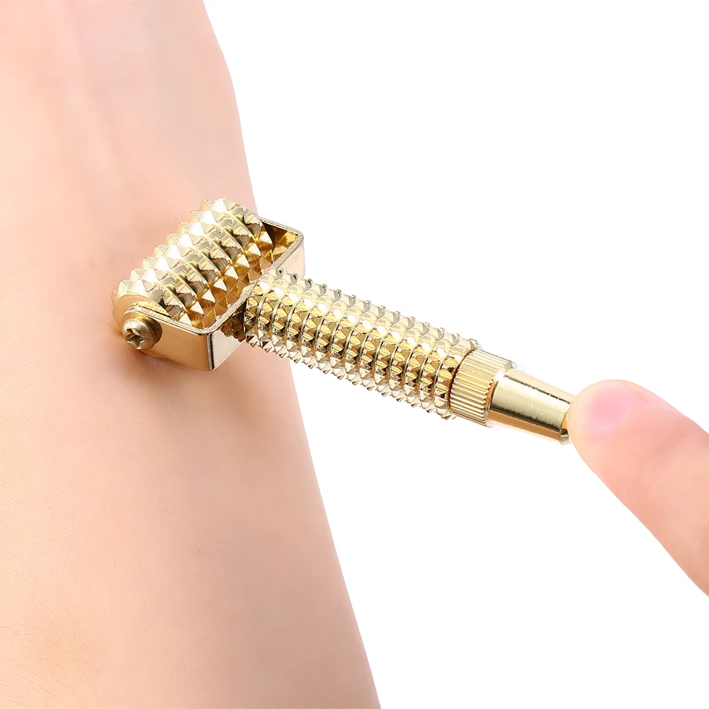 Multifunctional Acupuncture Points Detector Probe Ear Acupoints Spring Needle Massage Roller Massage Roller Spring Needle