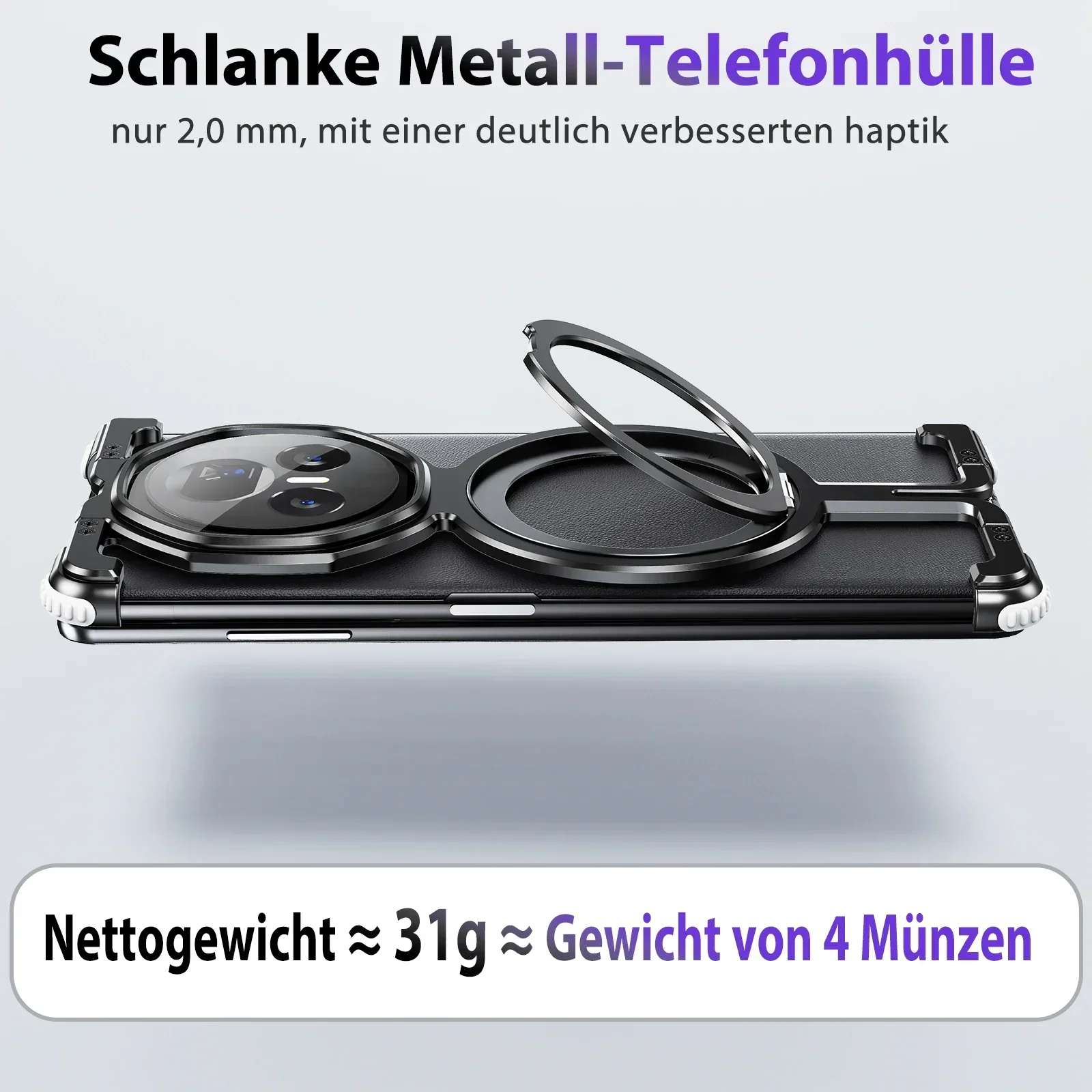 Eary for Huawei Honor Magic Vs3 Vs2 Phone Case with Magsafe Kickstand 360°Rotatable Magnetic Frameless Shockproof V3 V2 Shells