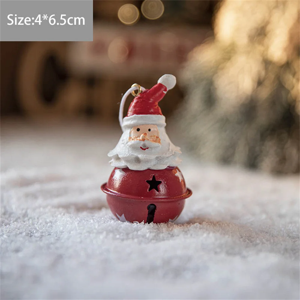 thumbnail image 1 of Adornos navideños de hierro para árbol de Navidad, globo caliente, paracaídas, Papá Noel rojo, verde, muñeco de nieve, colgante para árbol de Navidad, regalo de Año Nuevo, 1 of 5