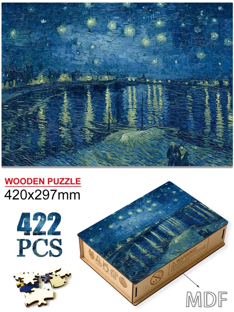 Especial Forma Irregular De Madeira Van Gogh Pintura Puzzles, Jogos de  Puzzle Paisagem para Adultos e Crianças, Presentes Populares, Qualidade  Superior - AliExpress