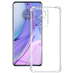 Shockproof Clear TPU Silicone Transparent Case - MOTO X40 Pro (Shockproof Case)