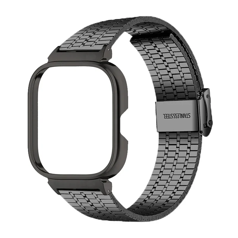 Stainless Steel Metal Strap Case Protector and Stylish Wristband Bracelet