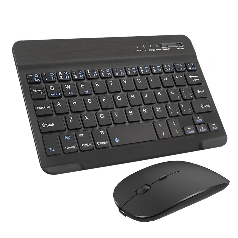 gaming pc keyboard Mini Tablet Wireless Keyboard Mouse Combo For iPad Mute Wireless Bluetooth Keyboard Teclado For iPad Tablet Android IOS Windows keyboards computer