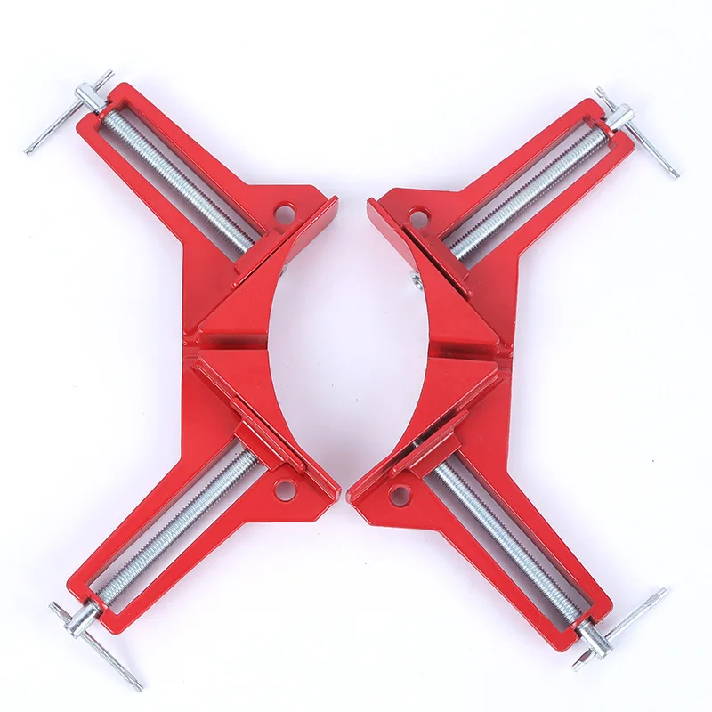 1PC Rugged 90 Degree Right Angle Clamp DIY Corner Clamps Quick Fixed