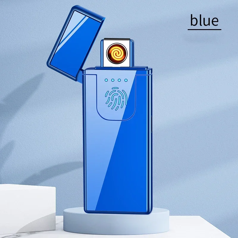 Plastic Touch-Sensitive Usb Rechargeable Double-Sided Ignition Windproof Ultra-Thin Men's Electric Arc Igniter