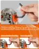 Caulking Gun, Caulk Gun No Drip,Sealant Finishing Tool Grout Scraper for Kitchen Bathroom Window Sink Joint, 20:1 Thrust Ratio 4
