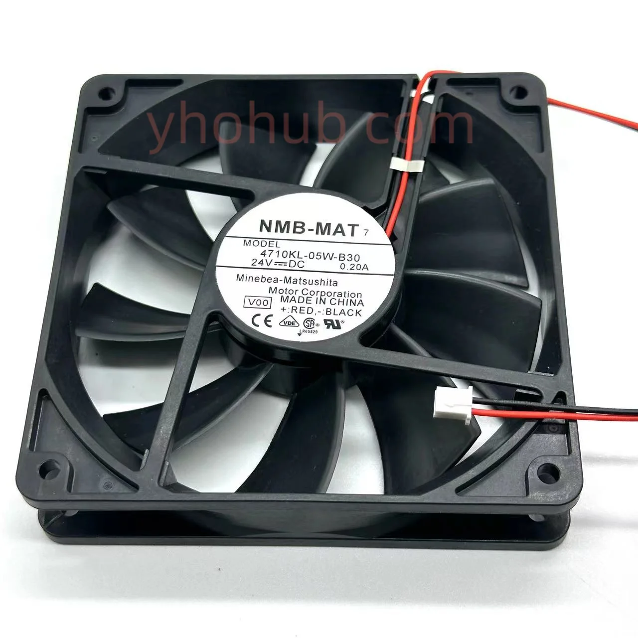 Nmb-mat 4710kl05w-b30 24v 0.20a V00 dc 120x120x25 mm Servidor Ventilador de Refrigeração