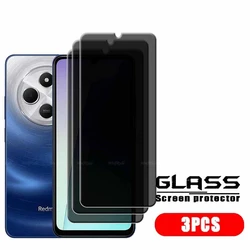 Premium Privacy Tempered Glass Screen Protector with 9H Hardness and Anti - Spy Technology for Redmi 14C (3 Front Glass)