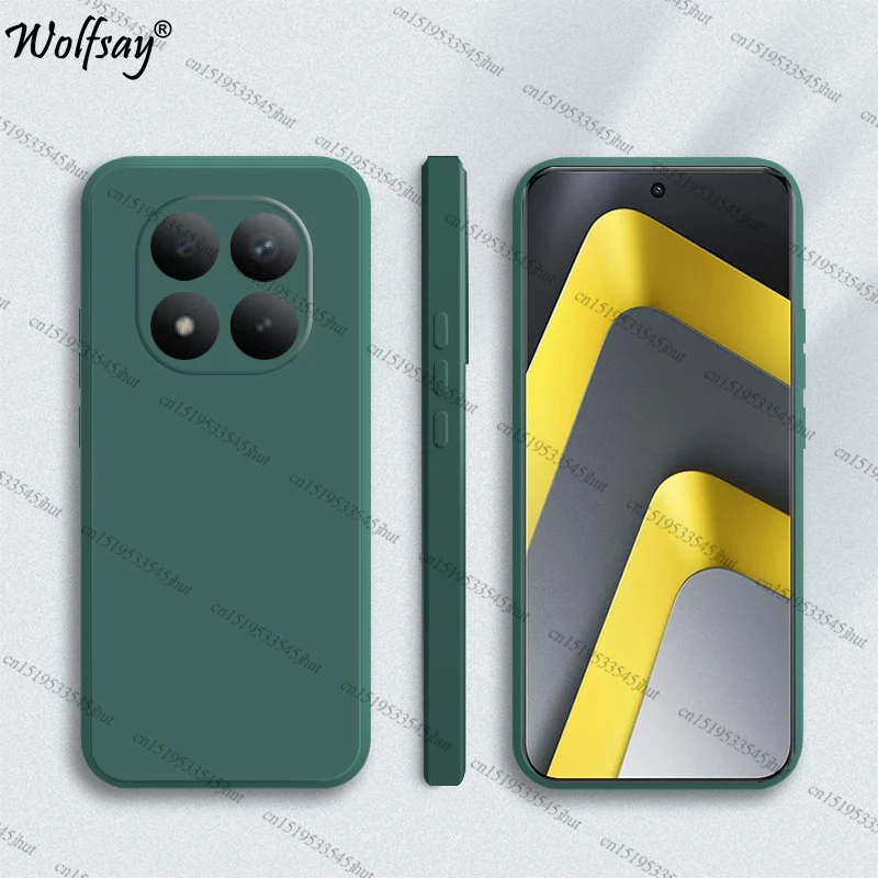 Shockproof Soft Liquid Silicone Case - Durable Back Cover