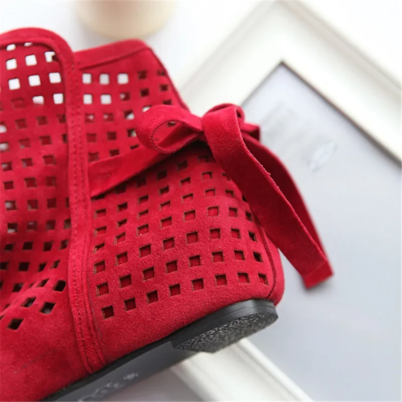 JETT DRAGON Hollow Summer Boots Bootie 2024 New Shoes Lace Openwork Crochet Boots Plus Size 34-43 Hollow Fashion Women Boots