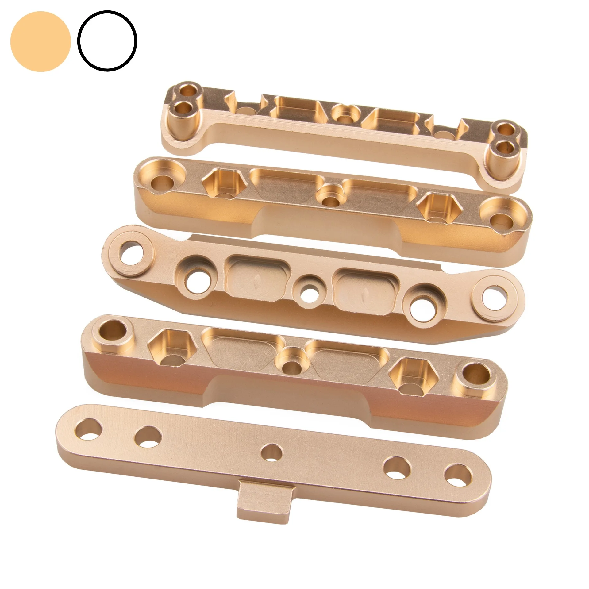 

Metal Lower Suspension Arm Code Arm Mount for 1/8 FS Racing ATOM 6S RC Car Upgrade Parts Accessories