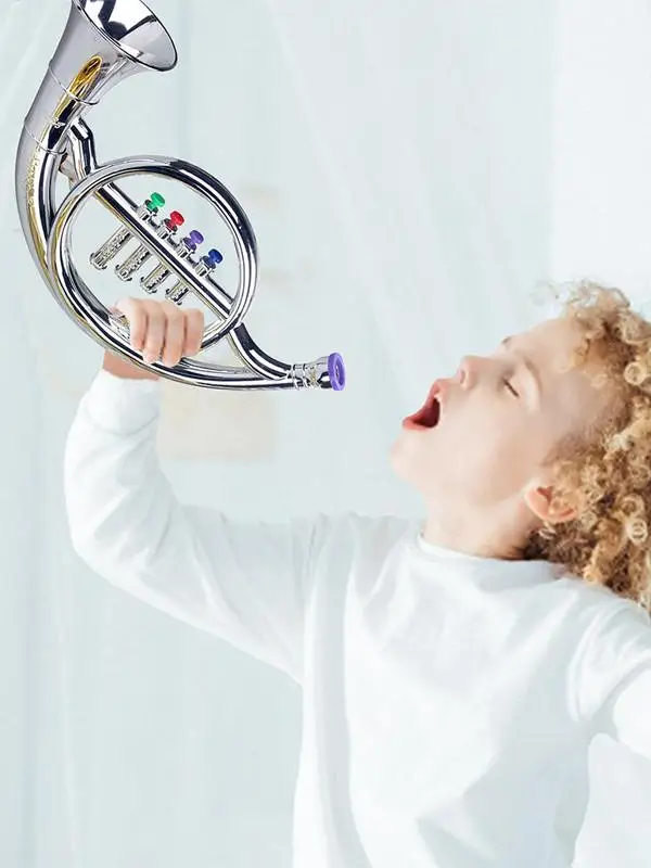 Musical Trumpet Toy Instruments Kids Toy Trumpet Musical Horn Horn Early Learning Birthday Christmas Holiday