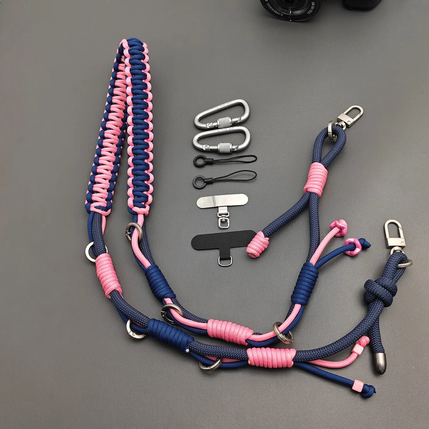 Hand-braided Adjustable Repalcement Bag Strap Multi-purpose Anti-lost Camera Phone Lanyard Crossbody Shoulder Strap Accessories